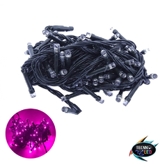 Pisca Fixo 100 Leds Fio Vede rosa 10 metros Area Externa Plug Macho e Femea 220v - comprar online