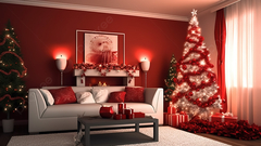 Imagem do Festão Colorido Natal 7cm 2mt para decoração