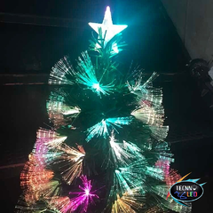 Árvore de Natal Fibra Ótica Led RGB 60cm Bivolt - Tecnnoled