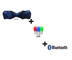 Overboard Skate Elétrico Smart 6.5 Polegadas Led Bluetooth - Tecnnoled