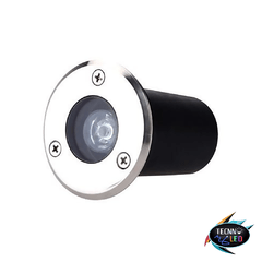 Balizador Led Chão 1w Branco Frio IP67 Bivolt - comprar online