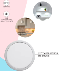 Spot Ultra Fino Sobrepor Com Sensor 2,5w 12v 3000k - comprar online