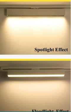 Spot para Trilho de Led 25W Acabamento Branco Fixo Branco Quent - Tecnnoled