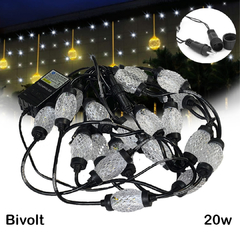 Varal Led Strobo 6 metros 20w com 20 lâmpadas bivolt ip65 - comprar online