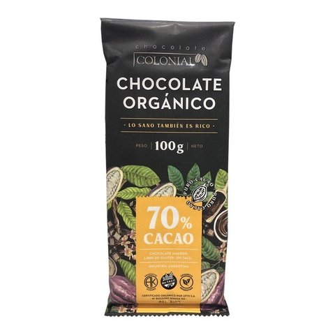Colonial Chocolate Orgánico 70% cacao