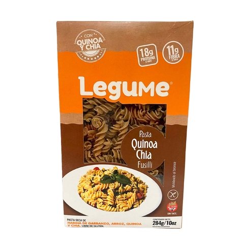 Legume - Pasta de quinoa y chia