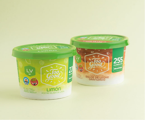 Too Good - Helados linea vegana