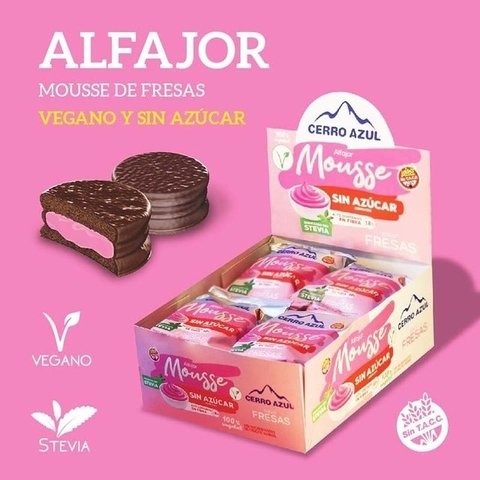 CerroAzul Alfajor vegano Sin TACC