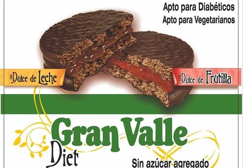 GranValle Alfajor diet sin azúcar agregada