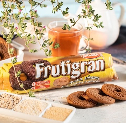 Frutigran - Galletitas dulces con avena, sésamo, amaranto y girasol