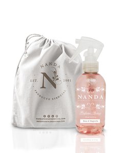 Perfume Spray x 250ml En Bolsa de Lienzo - Rosa & Magnolia