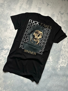 remera "fuck fakes" - SINNER CLOTHING