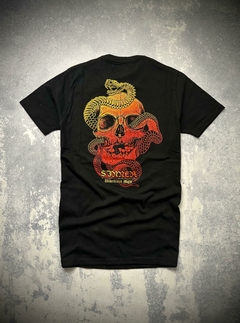Remera "Skull" jersey negro - SINNER CLOTHING