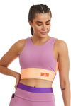 TOP CROPPED 2 EM 1 COMPRESS / LILAS MELISSA/LARANJA ENERGIA CAJUBRASIL