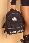 MOCHILA PREMIUM ALL BLACK MARIA GUEIXA 7363 PRETO/BRANCO