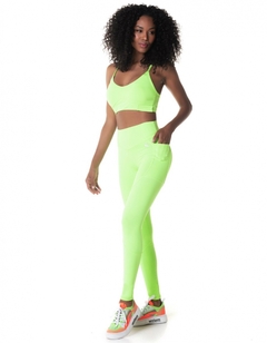 LEGGING FUSO ECO - 023009 - C0041 - VERDE NEON VESTEM