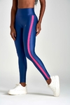 LEGGING LARULP SCARLETT MOTION BLUE JEANS/ROSA CHOQUE - comprar online