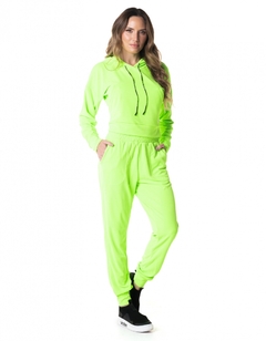 CONJUNTO DE BLUSA E CALCA KATE - 023671 - C0041 - VERDE NEON VESTEM