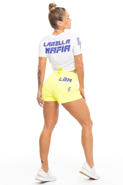 SHORT ALLERT 24438 AMARELO LABELLAMAFIA - comprar online