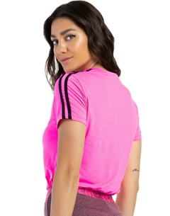 BLUSA MANGA CURTA DRY FIT MONET PINK NEON VESTEM - comprar online