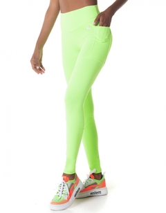 LEGGING FUSO ECO - 023009 - C0041 - VERDE NEON VESTEM na internet