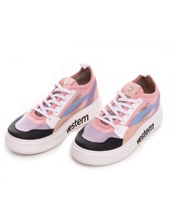 TENIS FRIDA MULTICOLOR ROSA ROMANCE VESTEM - comprar online