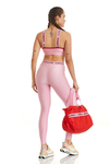 LEGGING INSIDE / ROSA BLOSSOM CAJUBRASIL - BE Fitness store
