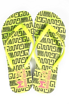 CHINELO FLIP FLOP MARIA GUEIXA AMARELO FLUOR 163