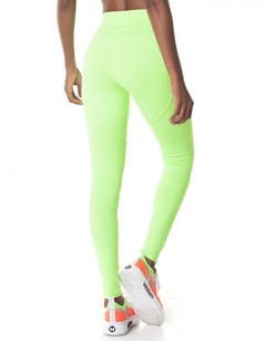 LEGGING FUSO ECO - 023009 - C0041 - VERDE NEON VESTEM - BE Fitness store