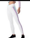 LEGGING FUSO JASMINE BRANCO COM LILAS LAVANDA VESTEM