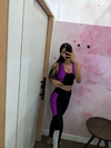 CONJUNTO LEGGING FITNESS ALINE PRETO / FUCSIA na internet