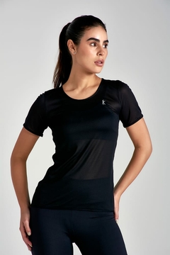 CAMISETA LARULP IRIS GO AERO FIT PRETO - loja online