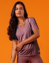 Imagem do BLUSA DRY FIT MANGA CURTA SHANTI - 023378 - C0281 - ROSA CALLAS VESTEM