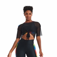 CROPPED COLORFUL / PRETO/200 CAJU BRASIL