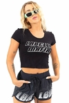 CROPPED SWEETY 23580 PRETO LABELLAMAFIA