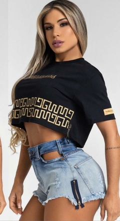 BLUSA T-SHIRT 7889 PRETA MARIA GUEIXA - comprar online