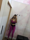 CONJUNTO LEGGING E TOP COM CORDÃO DEGRADE PINK TEIA