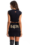 CONJ. CROPPED E SHORTS MINERAL 25652 PRETO LABELLAMAFIA na internet