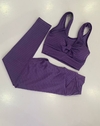 CONJUNTO LEGGING FITNESS SUZUKA AÇAI COD 9277