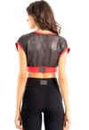 CROPPED GRID 25138 VERMELHO LABELLAMAFIA - comprar online