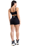 CONJ. TOP E SHORT GO ON 26643 PRETO LABELLAMAFIA - BE Fitness store