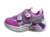 ZAPATILLA FOOTY L-PRO CON LUZ Y ABROJO UNICORNIO 26-34 FUCSIA (WOW631/1)