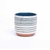 florero/ porta maceta azul ceramica - comprar online