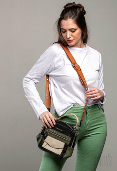 BANDOLERA MINDY VERDE MILITAR Comprar en Benita s