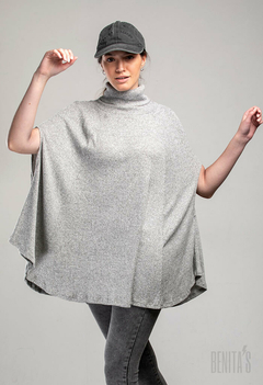 Poncho Castilla gris