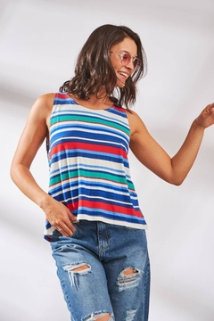 MUSCULOSA DEVA AZUL - comprar online