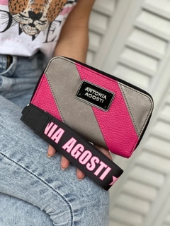 BILLETERA PARIS ROSA