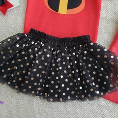 Conjunto Saia Tule Baby Incríveis (Body) - Picole Baby