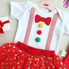 Conjunto Saia Tule Baby Palhacinho (Body) - comprar online