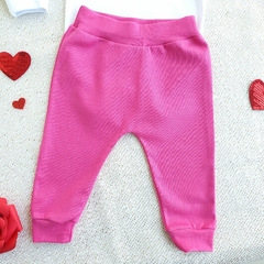 Conjunto Body Calça Eu te Amo Mamãe (Branco/Pink) na internet